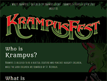 Tablet Screenshot of krampusfest.com